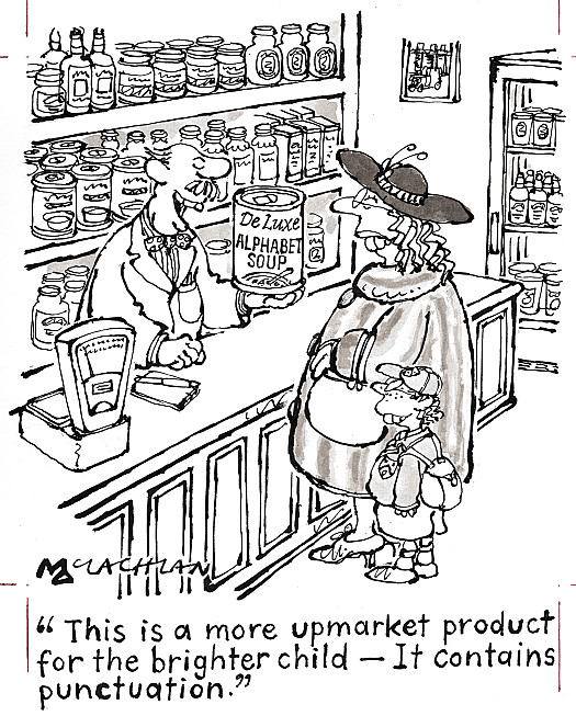 This is a more upmarket product for the brighter child &ndash; It contains punctuation