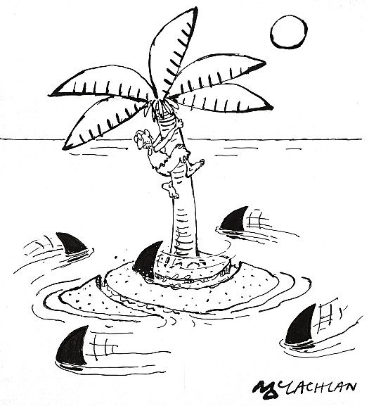 Cutting down the island