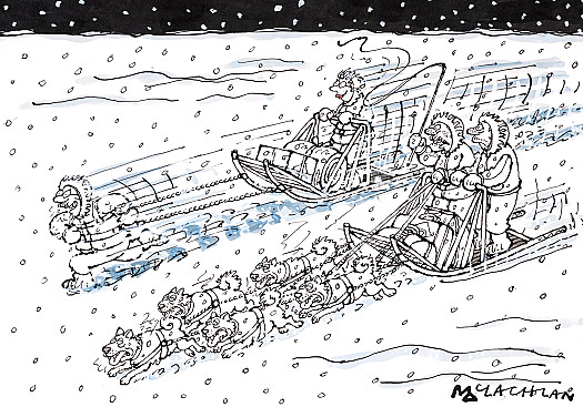 I bet they read Saga magazine (Arctic)