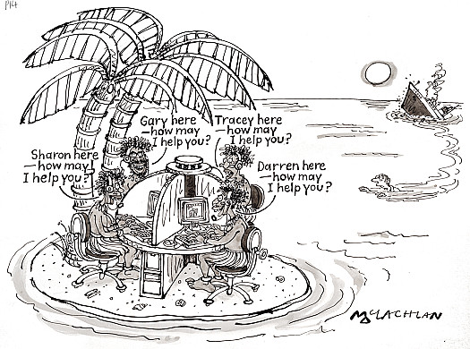 Desert Island Call Centre