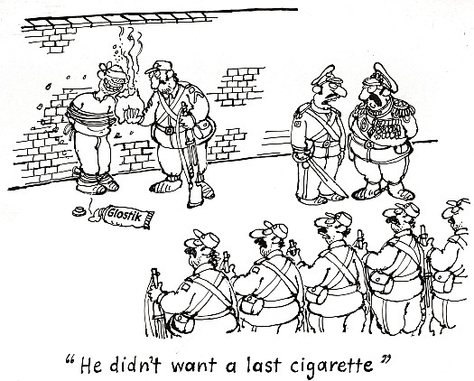 He didn't want a last cigarette