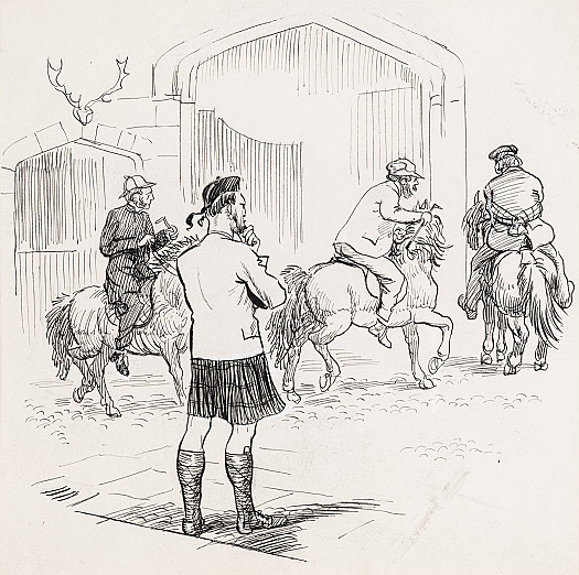 John Brown In the Stable Yard