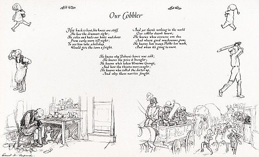 Our Cobbler
&quot;He knows how many Hobbs has made, And when it's going to snow&quot;