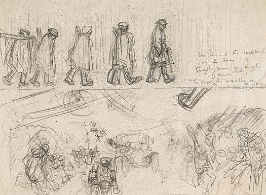 We Missed the Duck Boards On Z Day.  Everything Seems Very Much Changed of Course Except the Weather On Z Day. Z Day - and the Same Old Weather