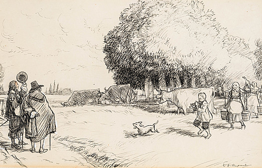 They Come All Home Together In Pomp with Their Milk