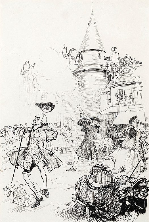 Alarming a Whole Town In France