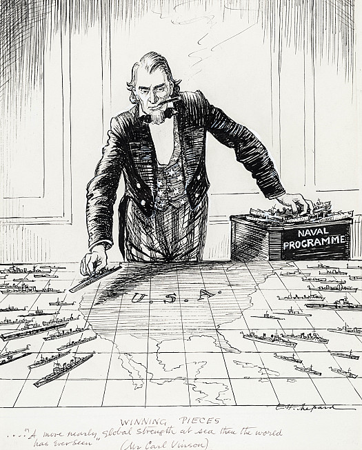 Winning Pieces
'...a More Nearly Global Strength At Sea than the World Has Ever Seen' (Mr Carl Vinson)