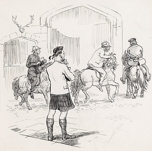 John Brown In the Stable Yard