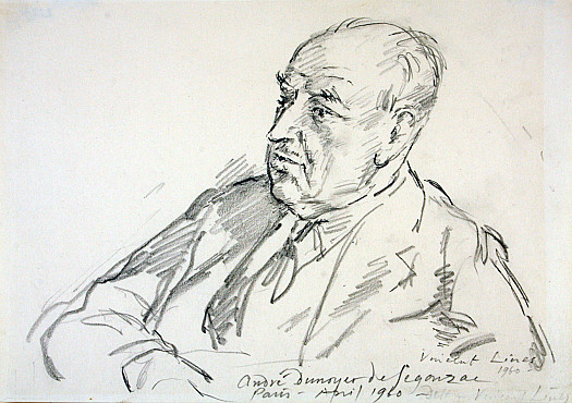 Andre Dunoyer de Segonzac, Paris &ndash; April 1960