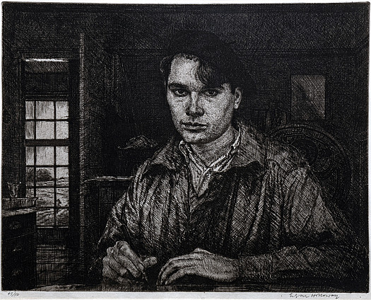 Self Portrait, In His Studio