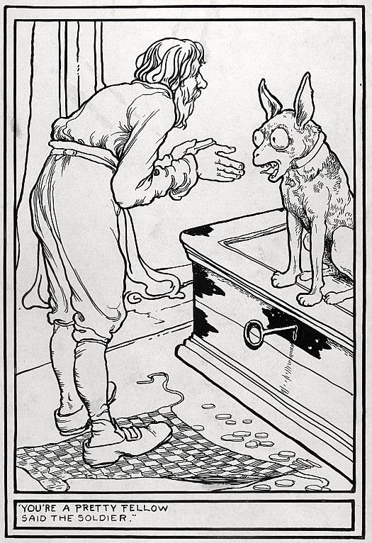 'You're a pretty fellow,' said the soldier