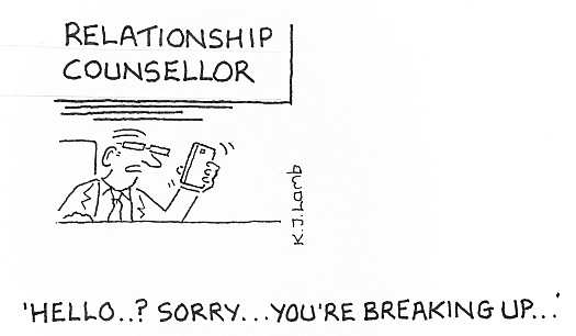 Hello ... ? Sorry ... You're breaking up ...