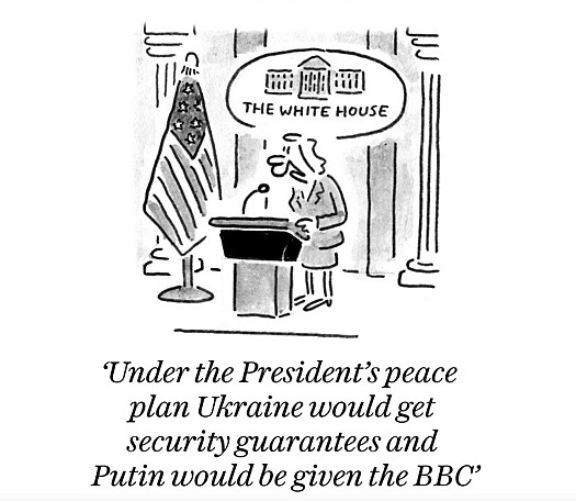 Under the President's peace plan Ukraine would get security guarantees and Putin would be given the BBC