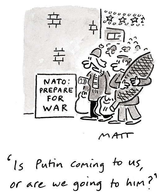 Is Putin coming to us, or are we going to him?