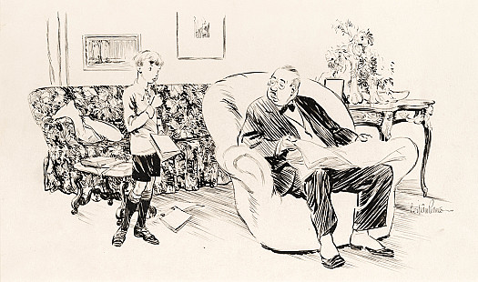 Sonnie: (struggling with his homework) 'Dad I wish you'd translate this passage for me?'Dad: (conscientiously) 'Me? I'm afraid it wouldn't be right'Sonnie: 'You can't tell until you've tried!'