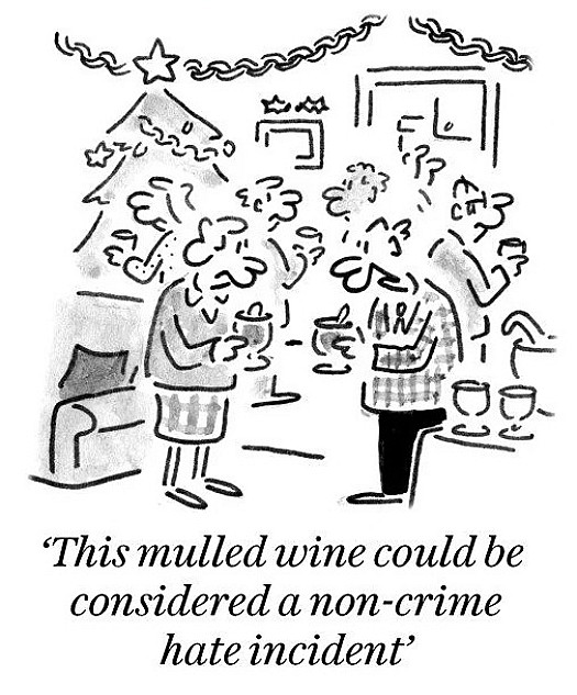 This mulled wine could be considered a non-crime hate incident