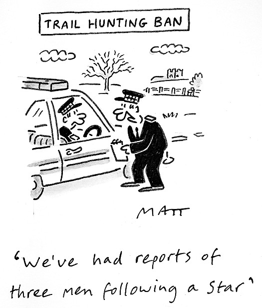 We've had reports of three men following a star