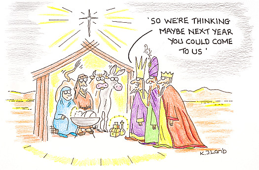 So we're thinking maybe next year you could come to us