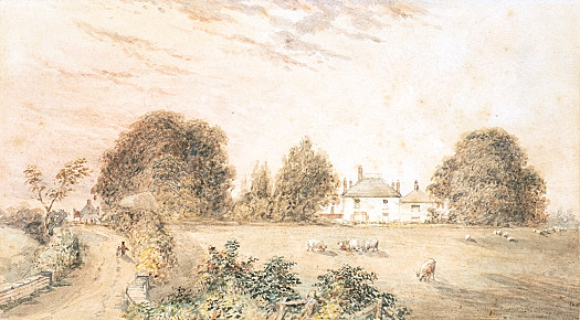 A Country House At Sunset