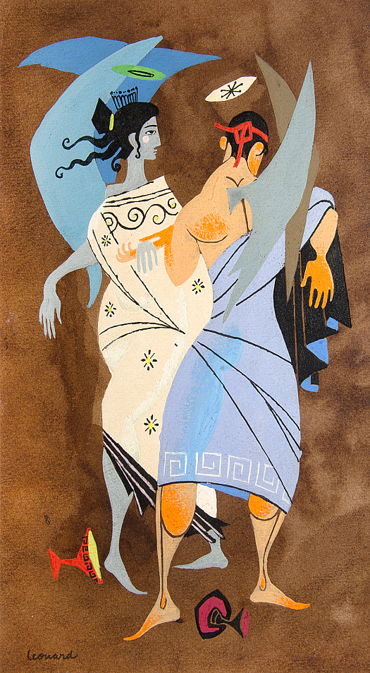 Classical Christmas Card 1958