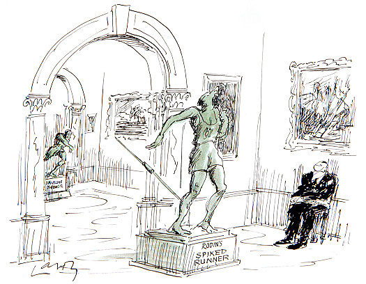 Rodin's Spiked Runner