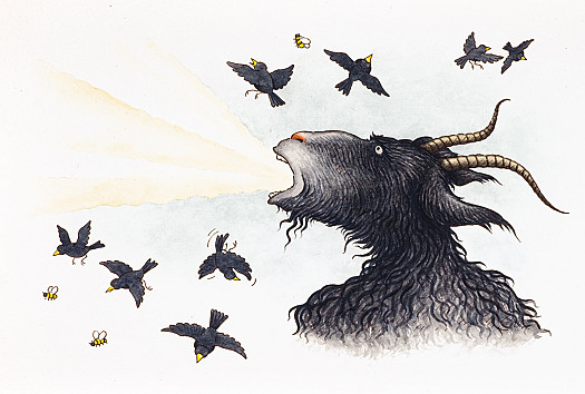 "It's me, the biggest Billy Goat Gruff,"