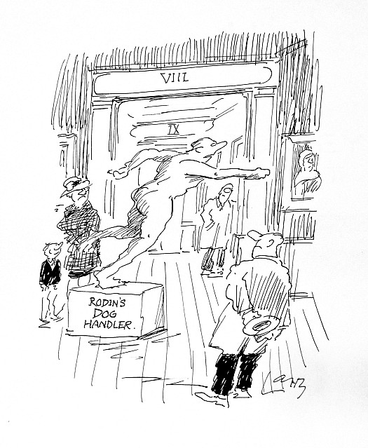 Rodin's Dog Handler
