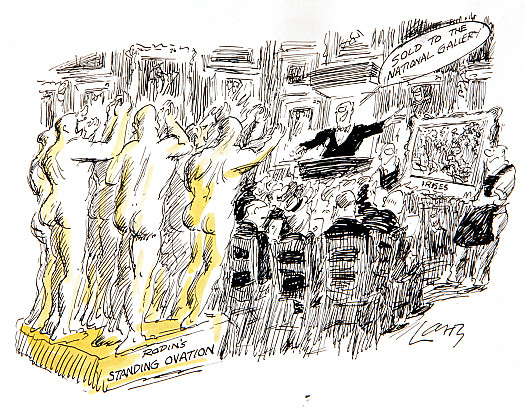 Rodin's Standing Ovation