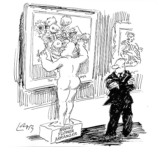 Rodin's Flower Arranger