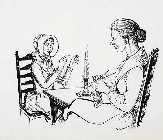 '...She was looking at me pretty curious'