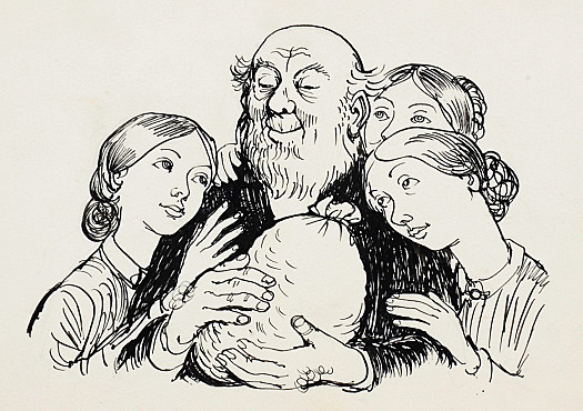 Then She Put her Arm Around The King