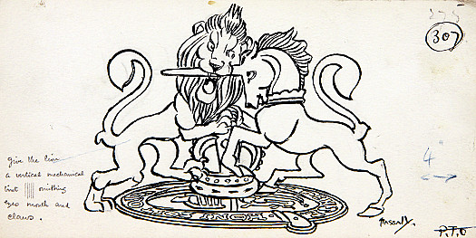 The Lion and the Unicorn Were Fighting For the Crown