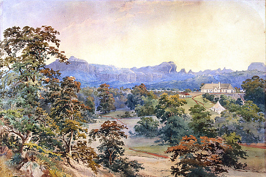 A Homestead in a Valley