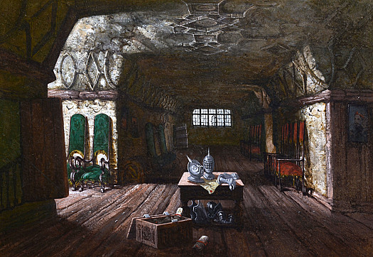 Armour In a Medieval Room