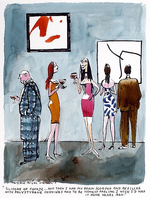 Silicone of Course... and then I Had My Brain Scooped and Refilled with Polystyrene and to Be Honest Darling I Wish I'd Had It Done Years Ago.