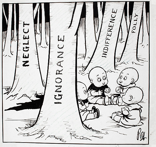 The Babes In the WoodSpokesman of the Party: 'What I Say Is Man Brought Us to this Wood, &amp; It's Up to Him to Get Us Out!'