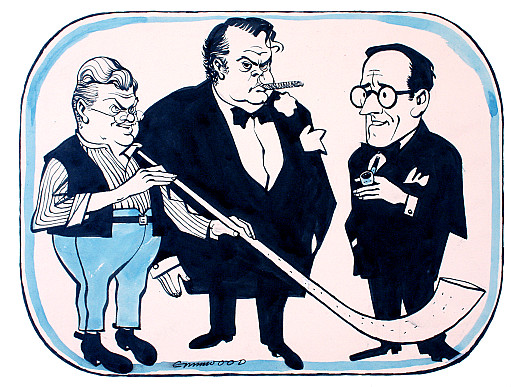 Benny Hill... Orson Welles... Eric Barker