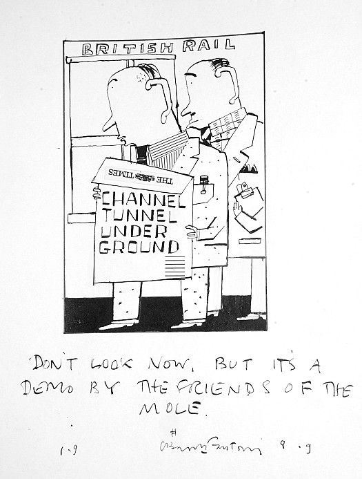 Don't Look Now, but It's a Demo by the Friends of the Mole