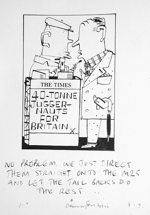 No Problem. We just Direct Them Straight Onto the M25 and Let the Tail Backs Do the Rest...