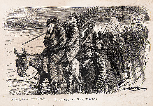 The Withdrawal from MoscowChorus of Half-Revolutionists Support Messrs Snowden and Ramsay Macdonald by Singing 'the Red (but Not Too Red) Flag.'[the Independent Labour Party by a Large Majority Has Voted In Favour of Withdrawing from the Moscow Internationale.]
