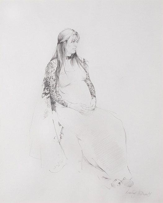 Girl Seated on a Chair