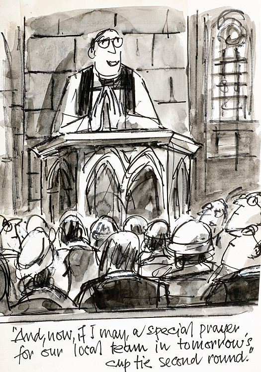 And, now, if I may, a special prayer for our local team in tomorrow's cup tie second round