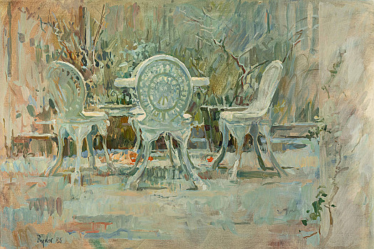 Garden Chairs in Winter