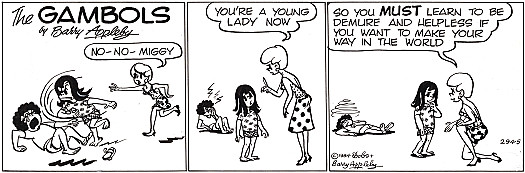 Your'e a young lady now