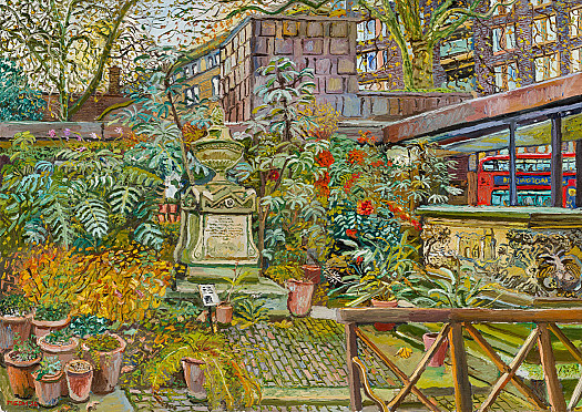 The Garden Museum Courtyard, from the Caf&eacute;