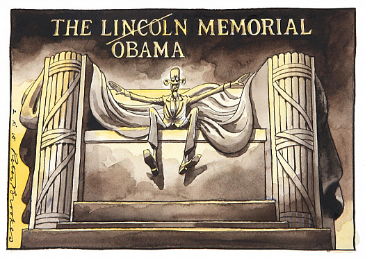 The Lincoln Memorial Obama