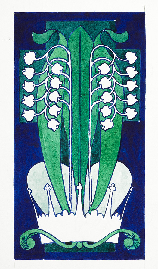 Lily of the Valley and Crown Design