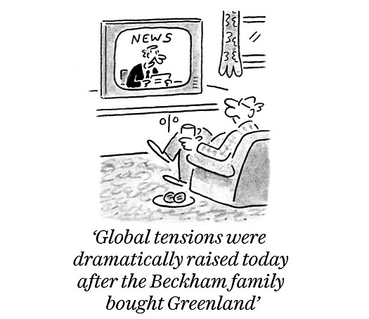 Global tensions were dramatically raised today after the Beckham family bought Greenland
