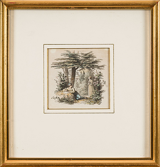 The Persian slave admiring the graces of the Christian captive