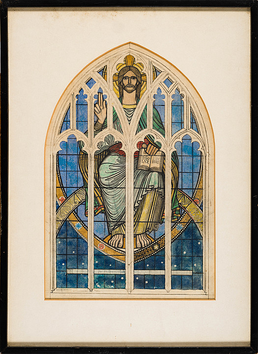 Sketch for Oxford Stained Glass